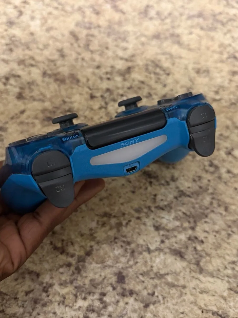 Sony Dual shock 4 Playstation 4 Wireless Controller (Blue Crystal) PS4